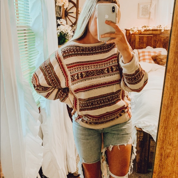 Chaps Sweaters - Chaps // 🍁 Vintage multi color striped sweater